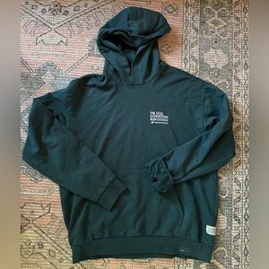 Forest green New Balance Running Hoodie